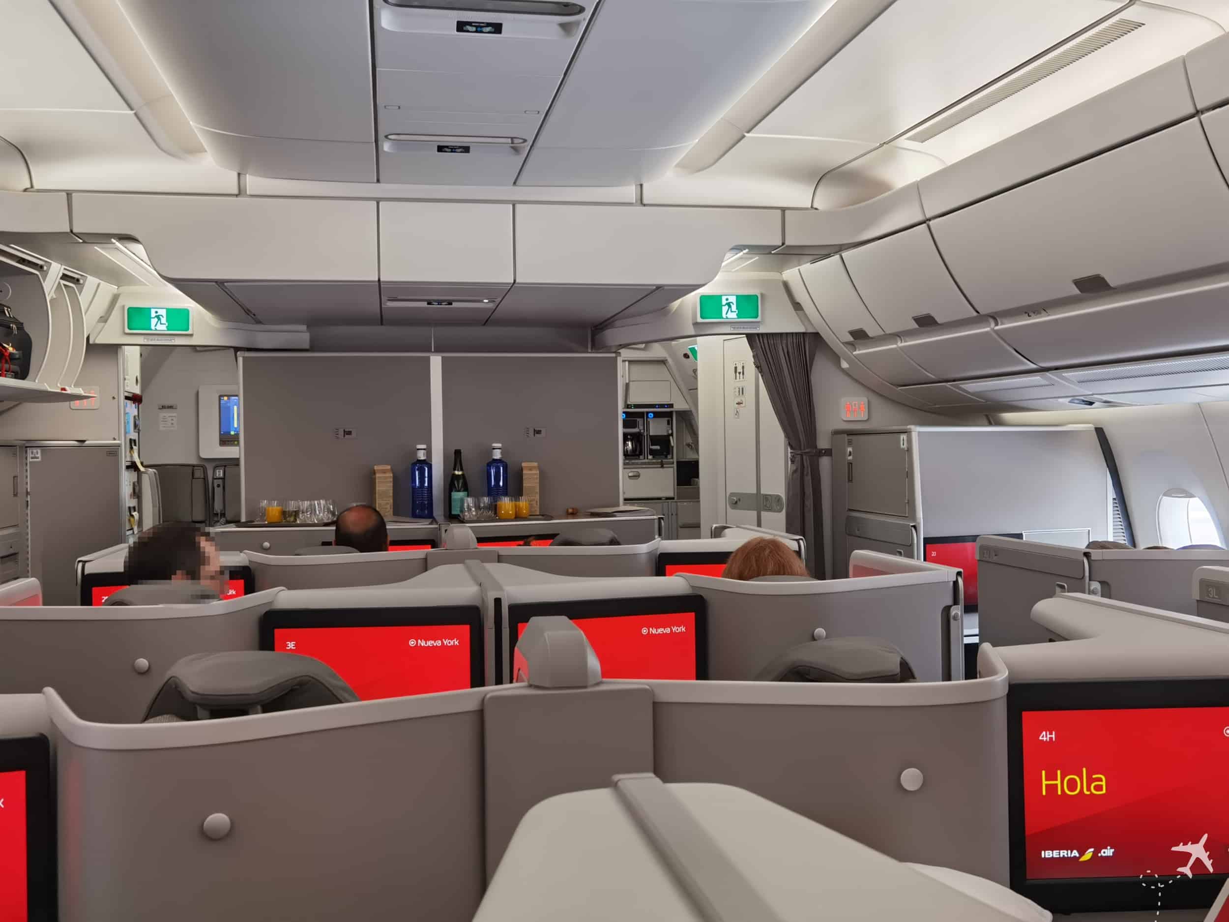 Business class flight to Mexico City